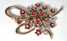 Load image into Gallery viewer, Vintage Famous Book Piece Signed Pennino Floral Brooch  - JD10396