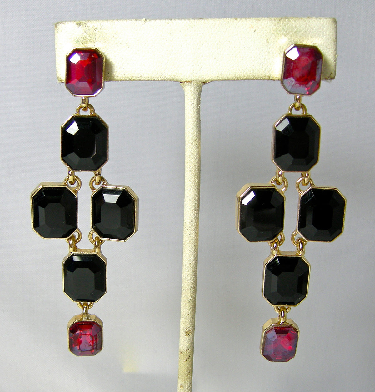 Faux deals ruby earrings