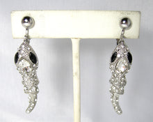 Load image into Gallery viewer, Crystal Wiggling Fish Drop Earrings - JD10109