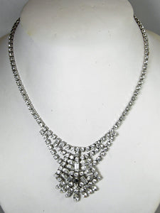 Vintage 1960s Rhinestone Necklace