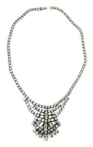 Vintage 1960s Rhinestone Necklace
