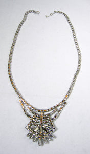 Vintage 1960s Rhinestone Necklace