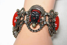 Load image into Gallery viewer, Vintage Famous Selro Princess Bracelet and Earring Set - JD10499