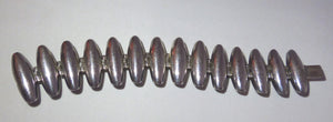 Vintage Sterling Tubular Link Bracelet