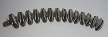 Load image into Gallery viewer, Vintage Sterling Tubular Link Bracelet
