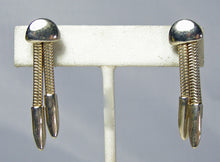 Load image into Gallery viewer, Vintage 1940s Retro Snake Chain Necklace &amp; Earring Set  - JD10543