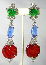 Load image into Gallery viewer, Robert Sorrell Magnificent Colorful Dangling Earrings  - JD10393