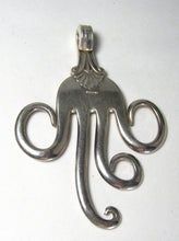 Load image into Gallery viewer, Vintage Large Sterling Abstract Pendant - JD10131