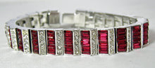 Load image into Gallery viewer, Vintage Rare Signed Trifari Faux Ruby Necklace &amp; Bracelet Set  - JD10473