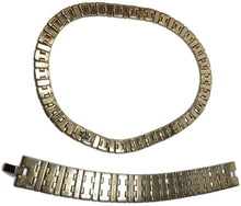 Load image into Gallery viewer, Vintage Signed Trifari Necklace &amp; Bracelet Set