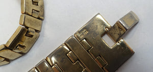 Vintage Signed Trifari Necklace & Bracelet Set