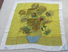 Load image into Gallery viewer, Vintage Large 100% Silk Van Gogh Famous Painting Scarf