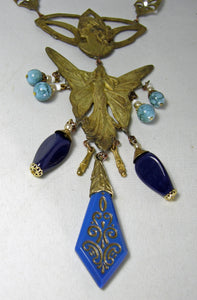 Vintage Early Czech Art Nouveau Necklace  - JD10419