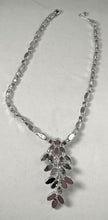 Load image into Gallery viewer, Vintage Signed Weiss Clear Crystal Drop Necklace