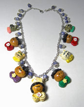 Load image into Gallery viewer, Vintage Happy Wooden Figural charm Necklace  - JD10509